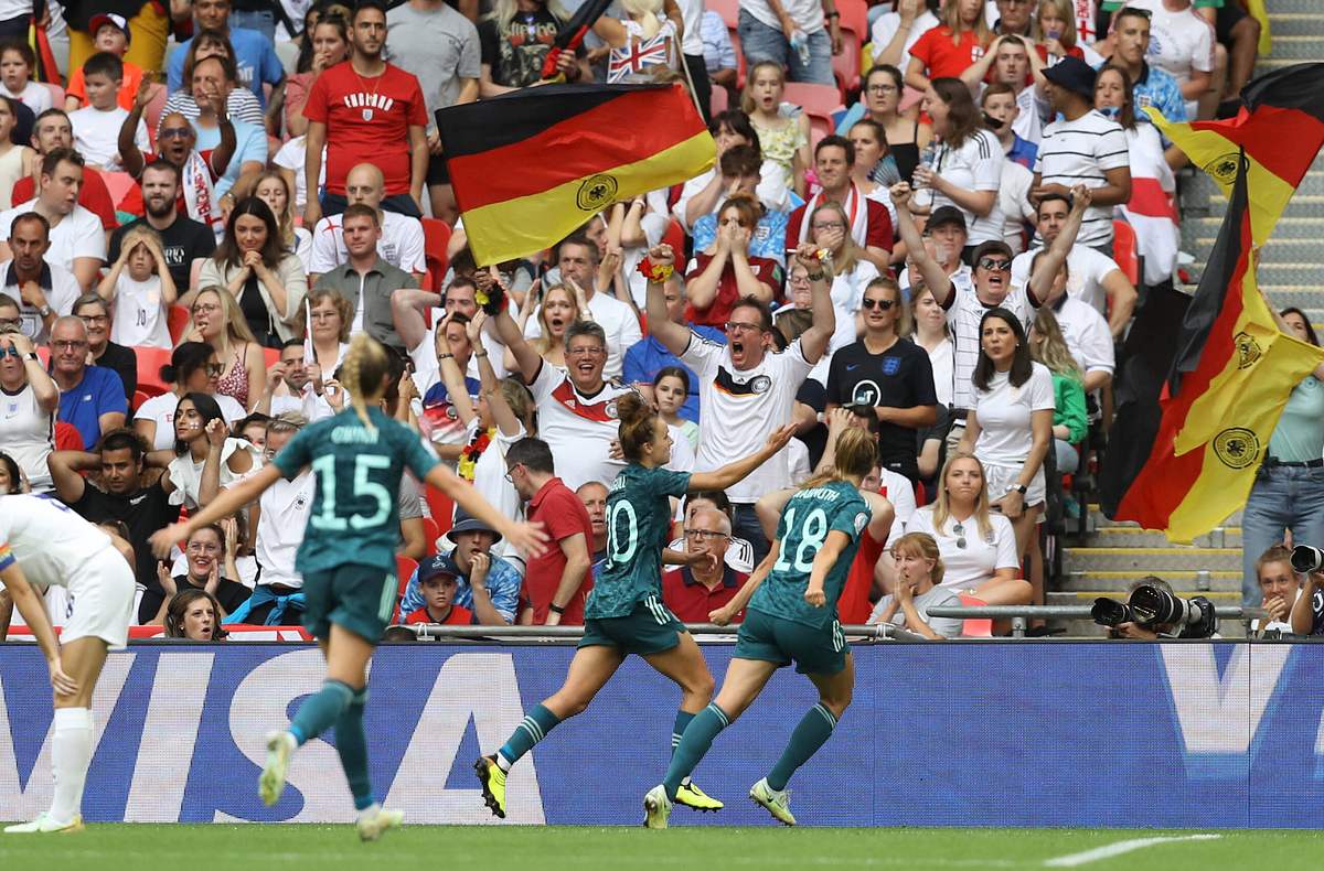 Torjubel der deutschen Frauen-Nationalmannschaft