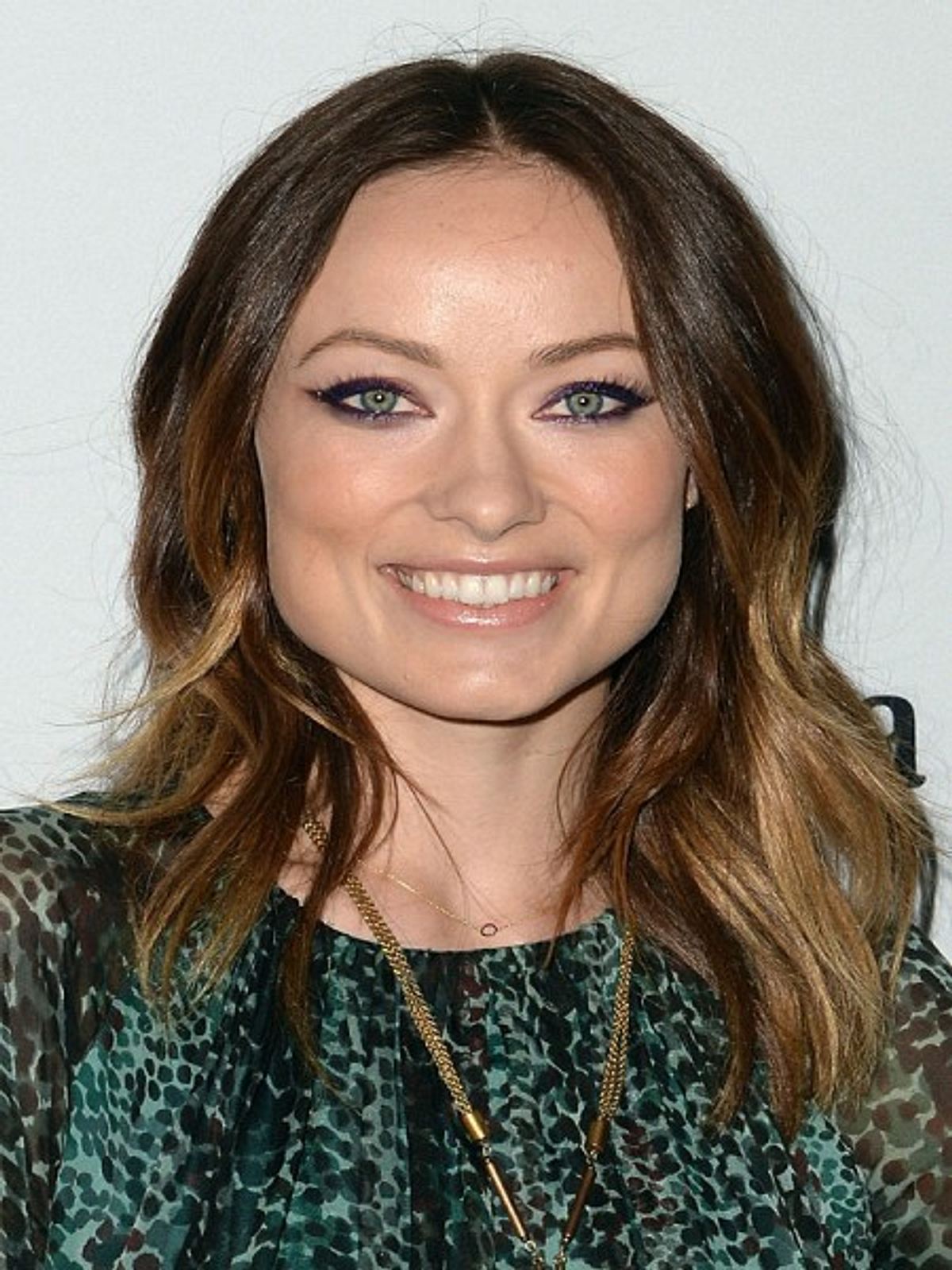 frisuren mittellang im ombre look olivia wilde