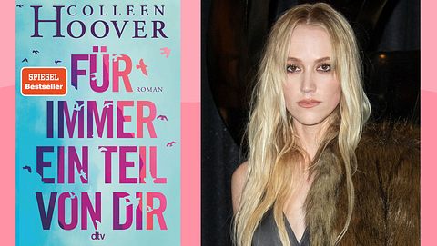 Maika Monroe spielt die Hauptrolle in Colleen Hoovers Für immer ein Teil von dir. - Foto: dtv;  IMAGO / ABACAPRESS (Collage Wunderweib)