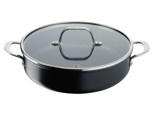 Jamie Oliver by Tefal Home Cook Alu-Servierpfanne mit Deckel, Ø 30 cm