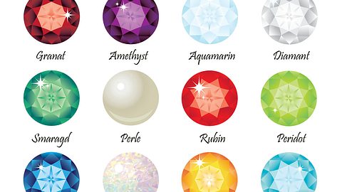 So heißen die Edelsteine. - Foto: Andrea_Hill/iStock & Wunderweib