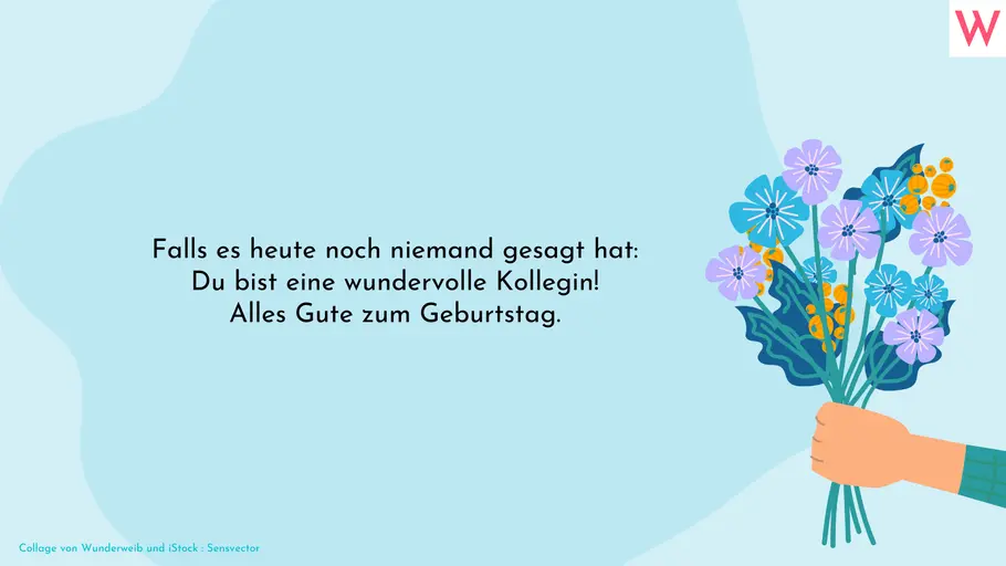 Falls es heute noch niemand gesagt hat: Du bist eine wundervolle Kollegin! Alles Gute zum Geburtstag.