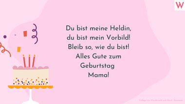 Geburtstagswünsche Mama - Foto: Collage von Wunderweib und iStock : Sycomore