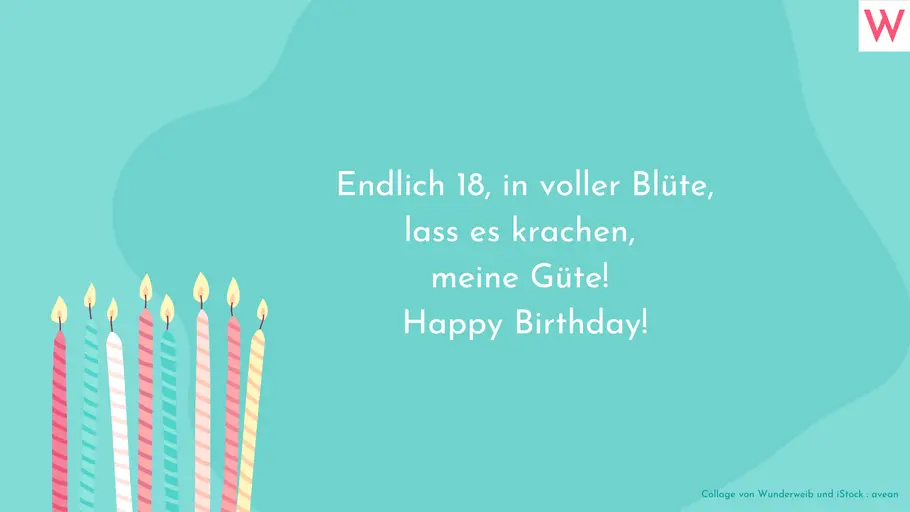 Geburtstagswünsche zum 18. Geburtstag 10 Geburtstagswünsche zum 18. Geburtstag 10
