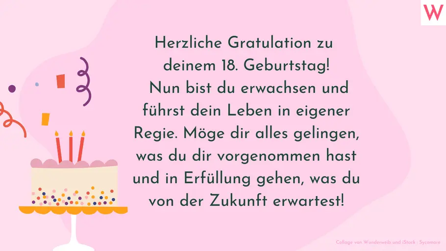 Geburtstagswünsche zum 18. Geburtstag 19 Geburtstagswünsche zum 18. Geburtstag 19