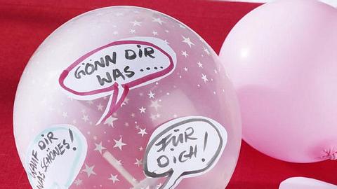 geldgeschenk verpacken ballon q - Foto: deco & style