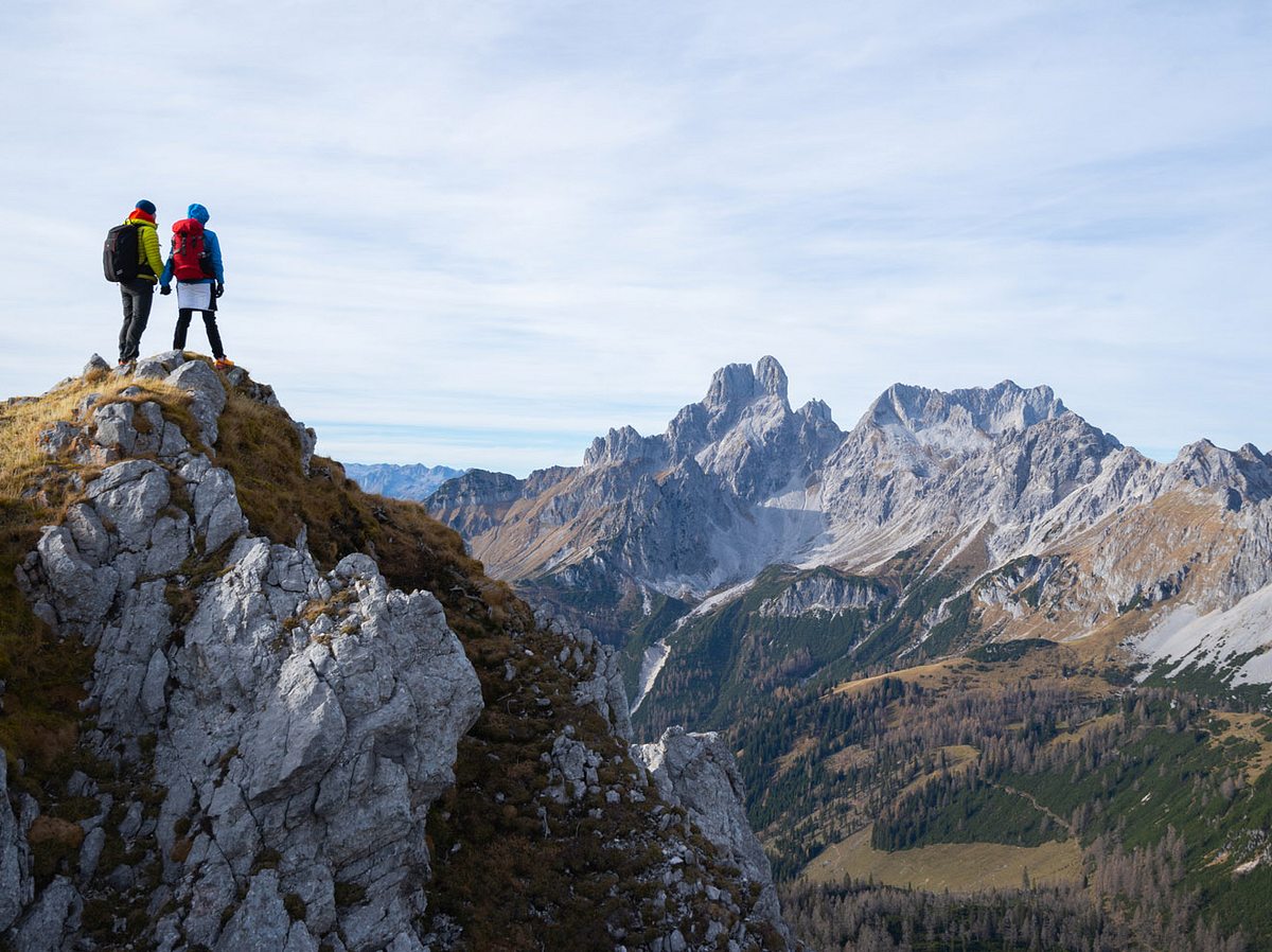 Gemeinsam wandern.