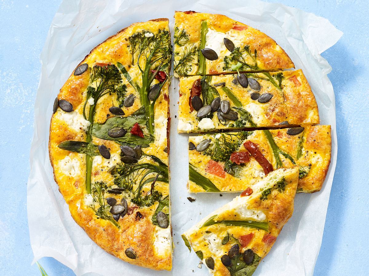 Unsere Gemüse-Frittata ist das perfekte Frühstück.