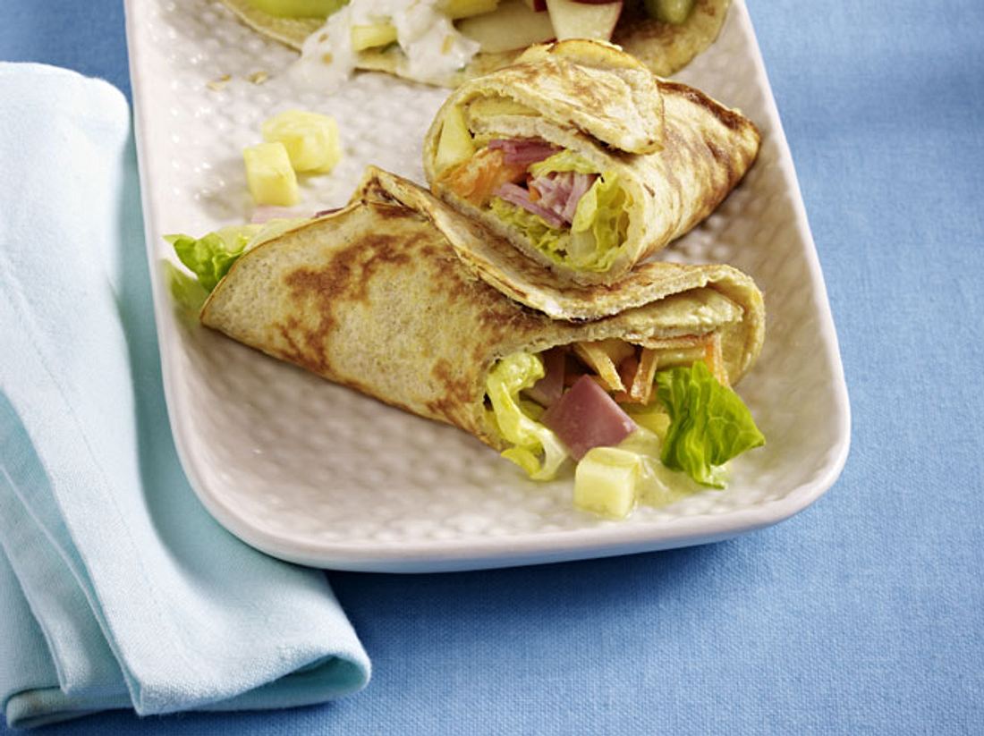 Gesunde Pancakes: Low-Carb-Rezept mit Haferkleie Gesunde Pancakes: Low-Carb-Rezept mit Haferkleie