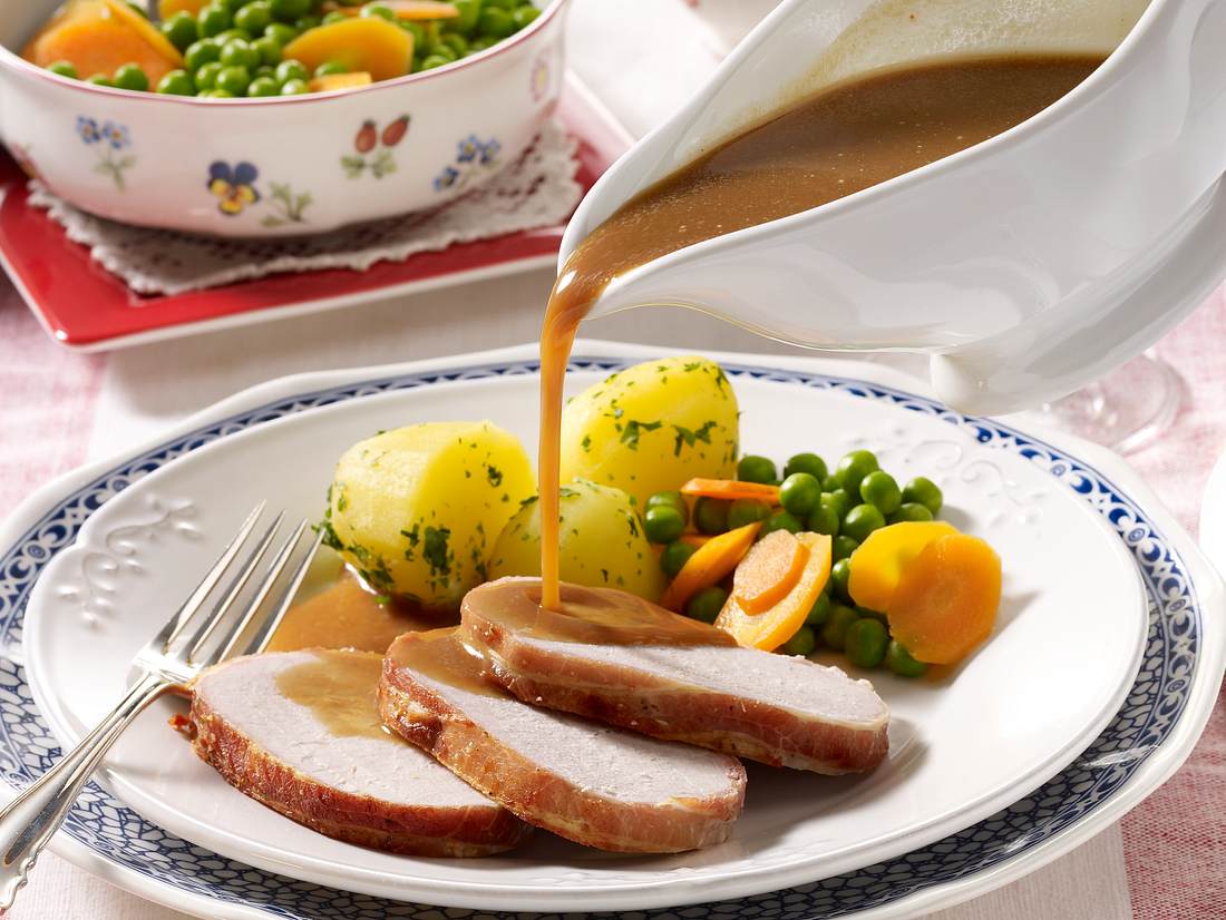 Glühweinbraten Rezept mit Schweine-Kotelett Glühweinbraten Rezept mit Schweine-Kotelett