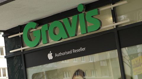 Der Elektro-Händler Gravis - Foto: IMAGO / Hanno Bode