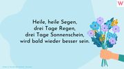 Gute Besserung wünschen - Foto: Collage von Wunderweib und iStock : Sensvector 