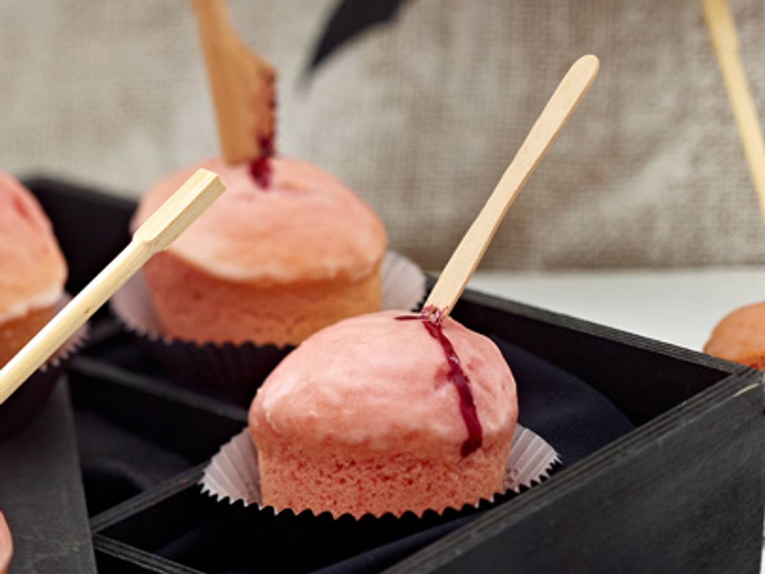 Horror-Muffins sind kleine Halloween-Küchlein Horror-Muffins sind kleine Halloween-Küchlein
