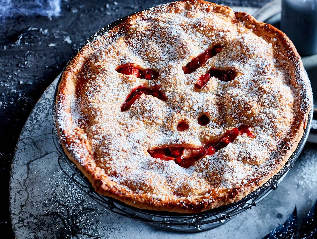 Halloween Rezept für Fiesen Apfelkuchen Halloween Rezept für Fiesen Apfelkuchen