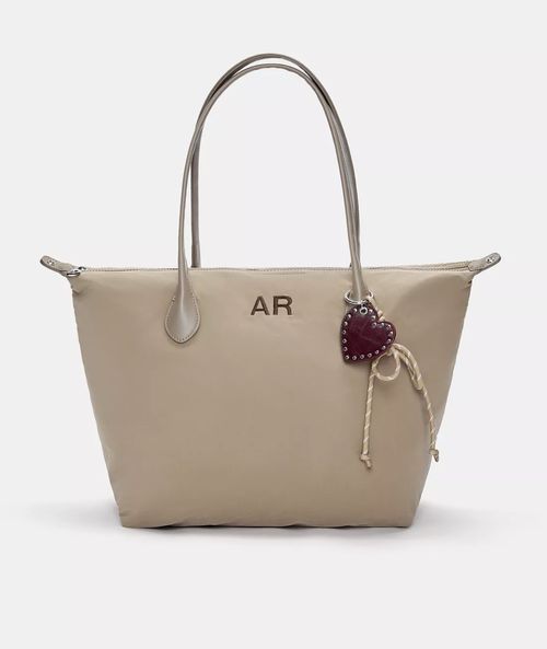 Shopper Nylon mit Schmuckdetail