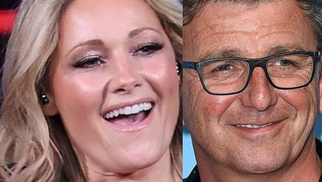 Hans Sigl & Helene Fischer leben beide am Ammersee. - Foto: Collage aus Joern Pollex/Getty Images (links) & Tristar Media/Getty Images (rechts); Collage: Redaktion Wunderweib