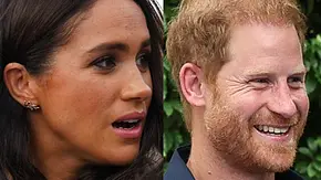 Meghan geht ein, Harry blüht auf! - Foto: Collage aus IMAGO / i Images (links) & Matt Jelonek/Getty Images for Sentebale (rechts); Collage: Wunderweib Redaktion Meghan geht ein, Harry blüht auf! - Foto: Collage aus IMAGO / i Images (links) & Matt Jelonek/Getty Images for Sentebale (rechts); Collage: Wunderweib Redaktion