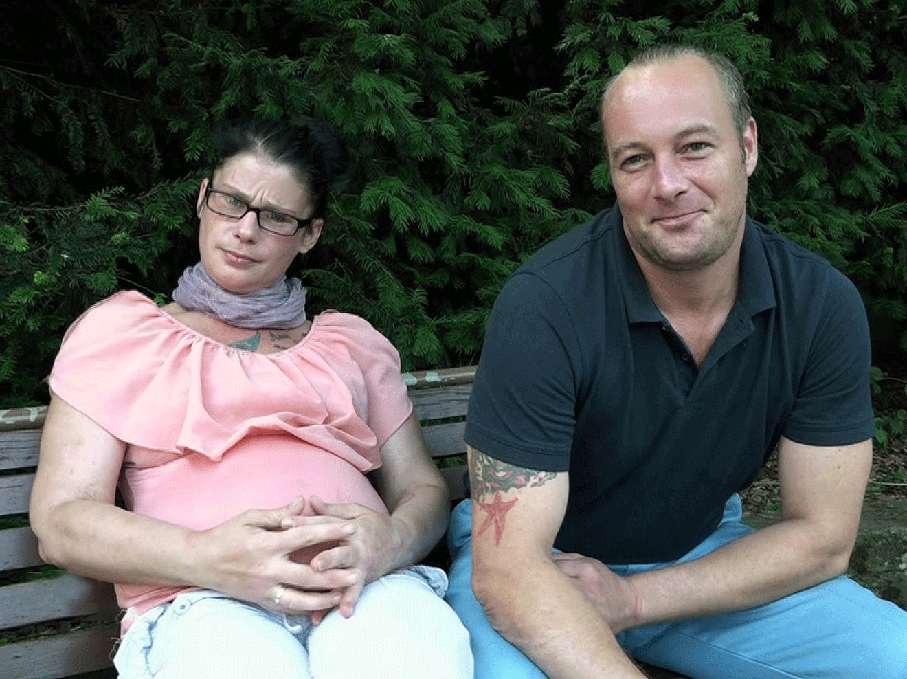 Cindy und Thomas kennen sich noch nicht lang, doch erwarten ein gemeinsames Kind.