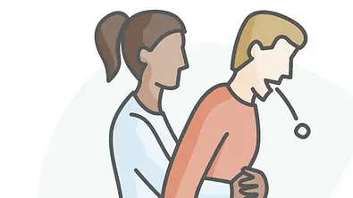 So wendest du den Heimlich-Handgriff an - Foto: iStock