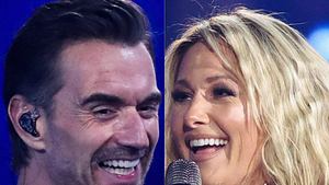 Florian Silbereisen und Helene Fischer - Foto: Collage aus: IMAGO / Christian Schroedter (links) & IMAGO / osnapix (rechts); Collage: Redaktion Wunderweib