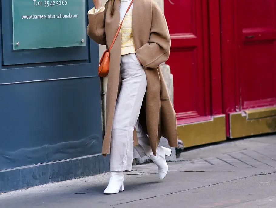 Herbst- und Winter-Outfit mit grauer Jeans Herbst- und Winter-Outfit mit grauer Jeans.