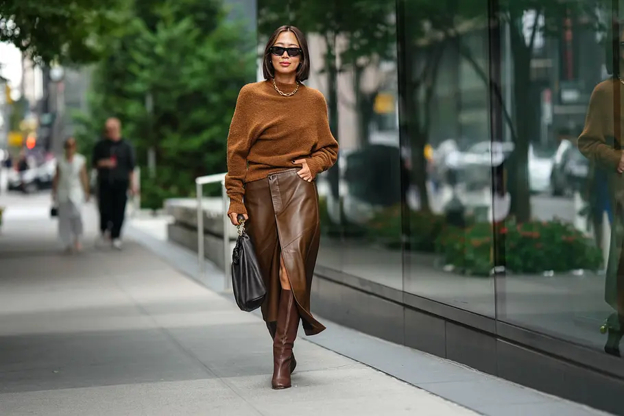 Leder Herbstmode 2023: Diese 10 Trends und Styling-Ideen versüßen dir das kalte Wetter