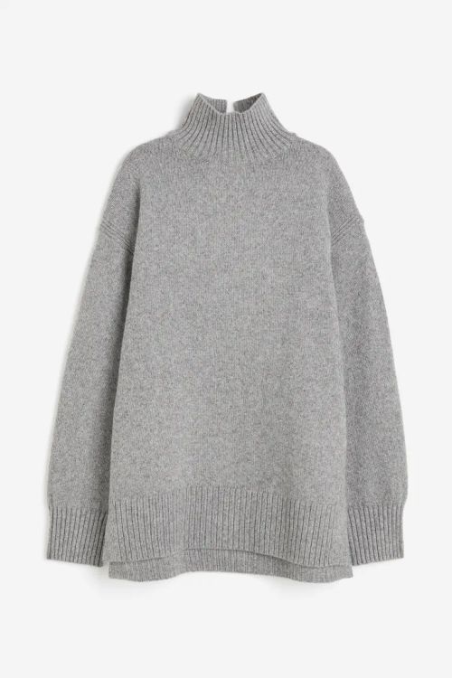 Oversized-Rollkragenpullover