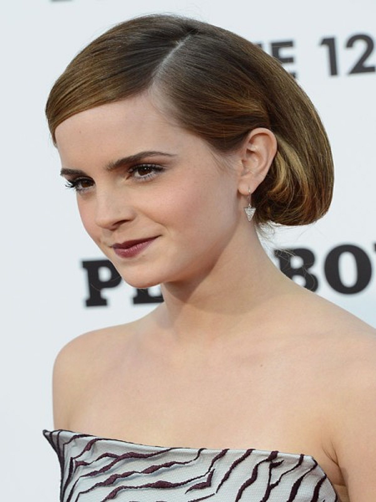 hochsteckfrisuren mittellanges haar emma watson