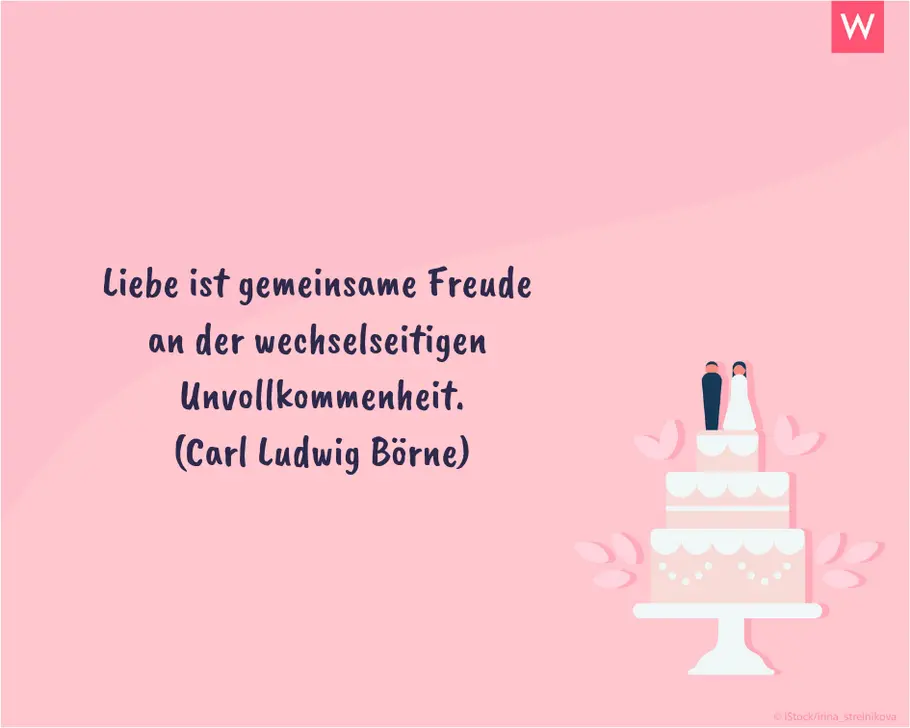 Die schönsten Hochzeitssprüche: Gemeinsame Freude Hochzeitsspruch über gesame Freuden