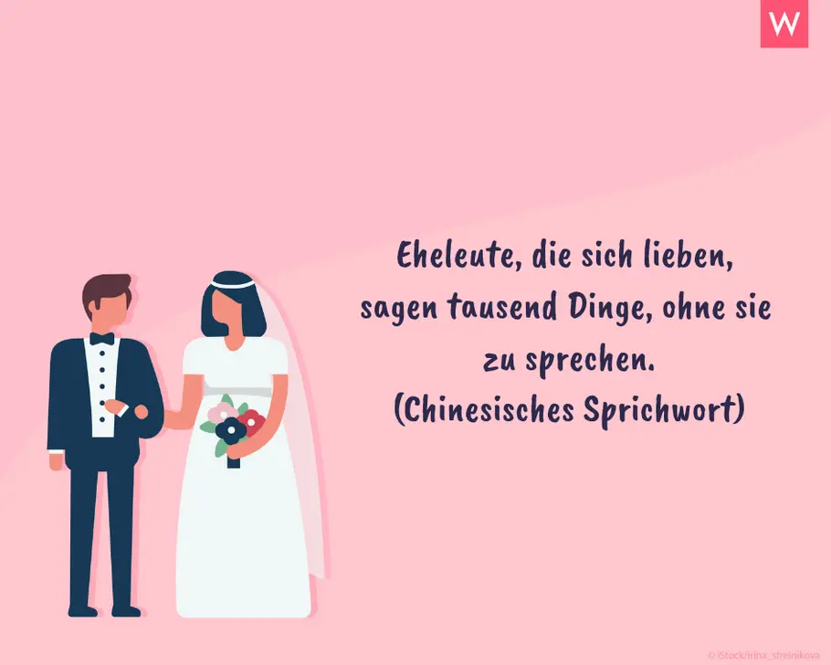 Die schönsten Hochzeitssprüche:Sprachlos Chinesischer Hochzeitsspruch