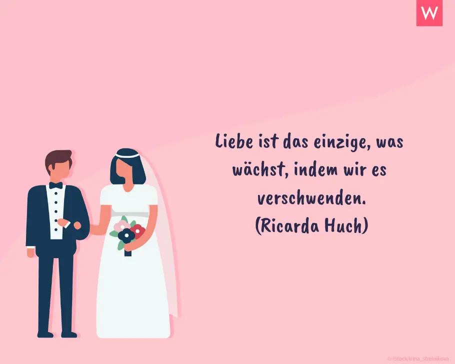 Die schönsten Hochzeitssprüche: Wachstum der Liebe Hochzeitsspruch über Wachstum der Liebe
