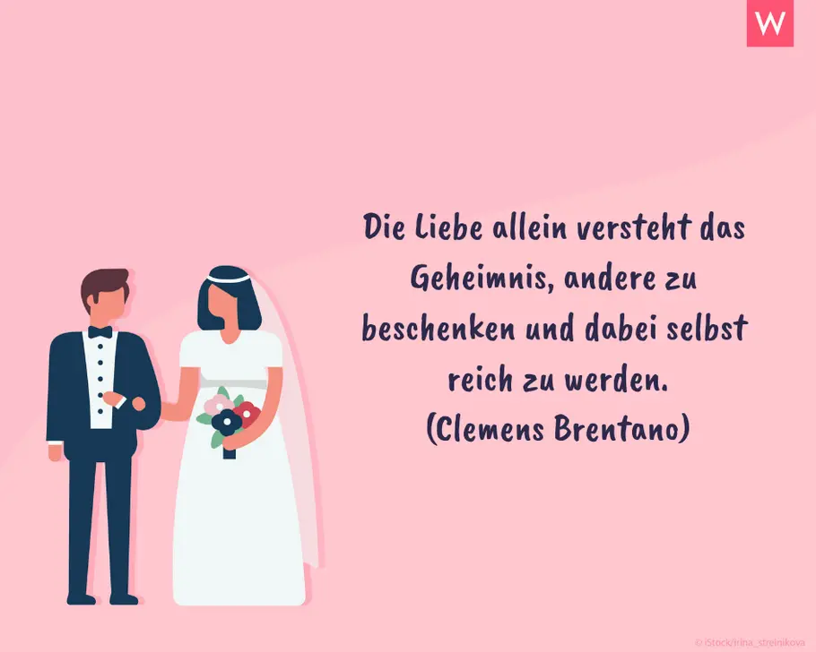 Die schönsten Hochzeitssprüche: Geheimnis der Liebe Geheimnisvoller Hochzeitsspruch
