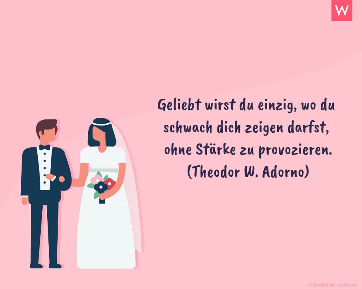 Hochzeitsspruch von Adorno