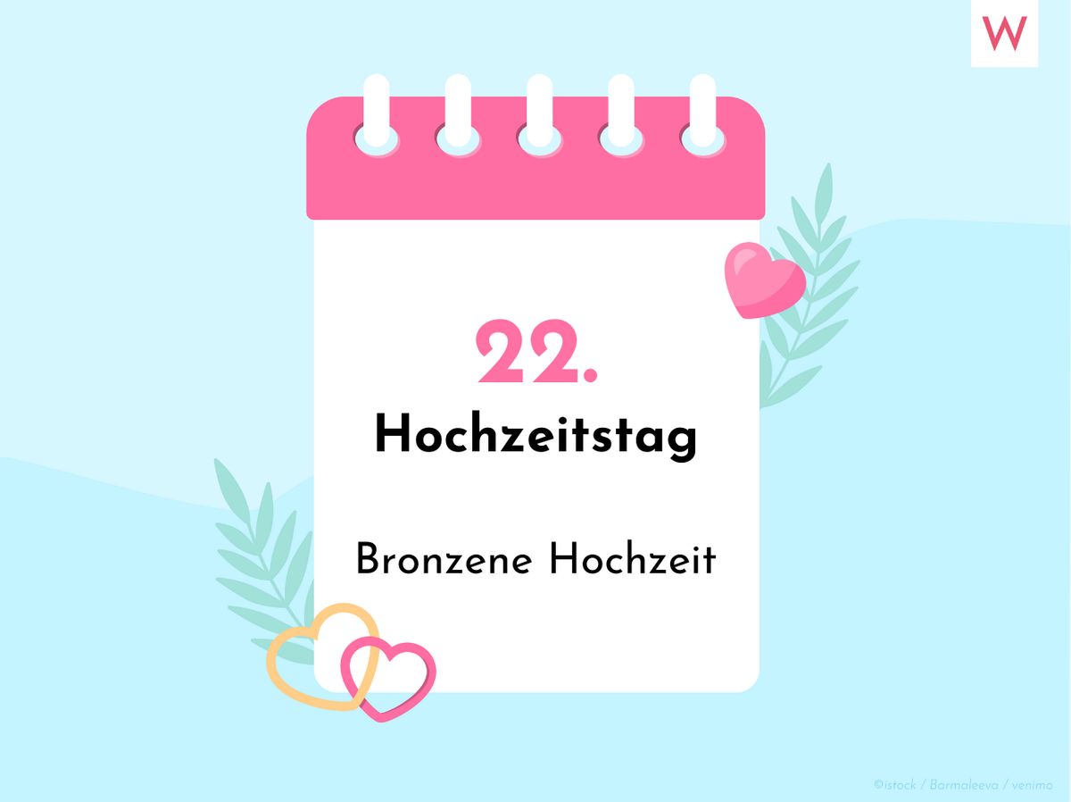 22. Hochzeitstag: Diese Bedeutung versteckt sich hinter der Bronzehochzeit