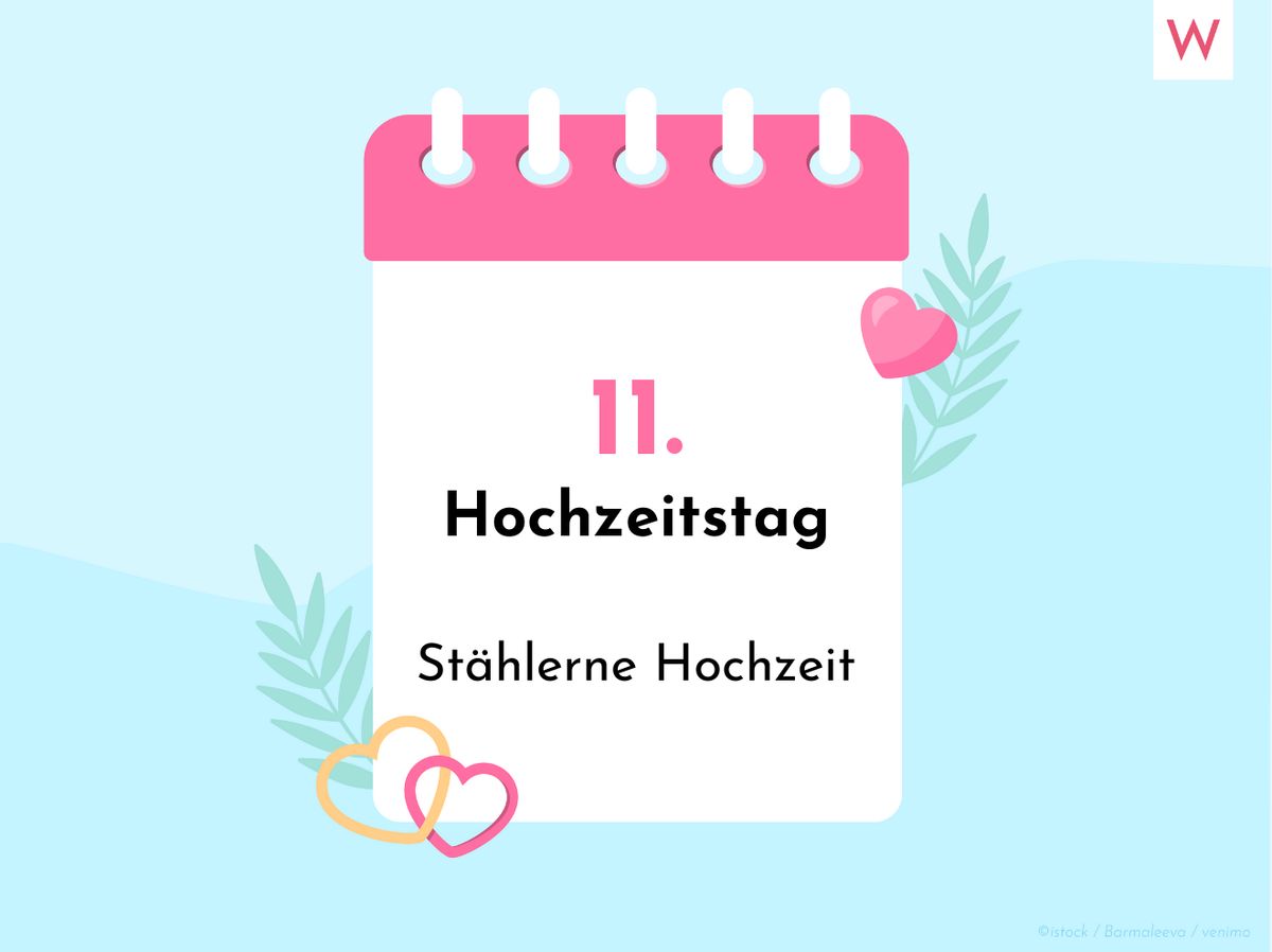 Stahlhochzeit: Welche Bedeutung hat der 11. Hochzeitstag?