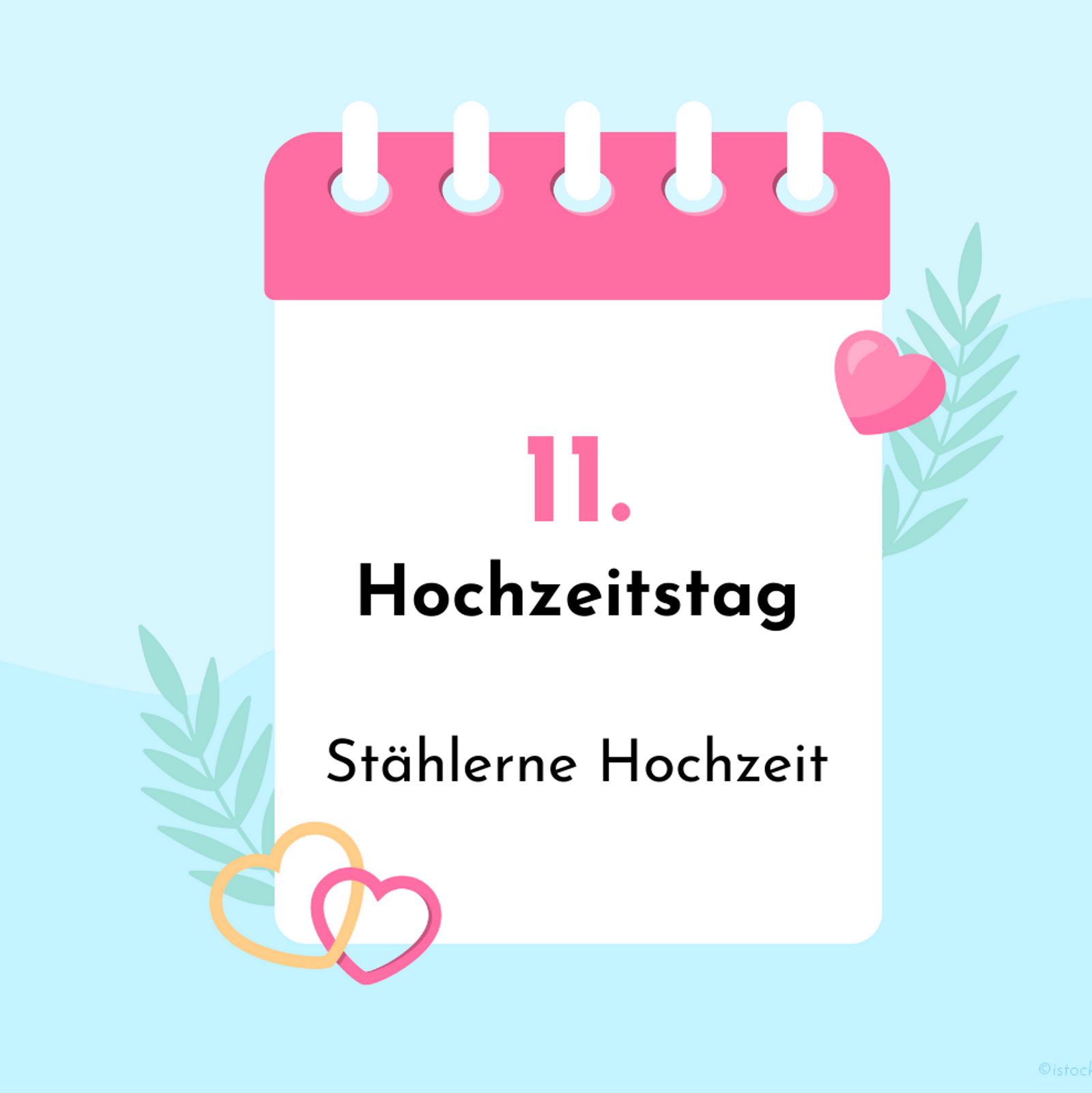 Stahlhochzeit: Welche Bedeutung hat der 11. Hochzeitstag? | Wunderweib