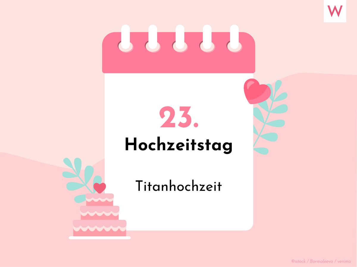 23. Hochzeitstag: Welche Bedeutung hat die Titanhochzeit?