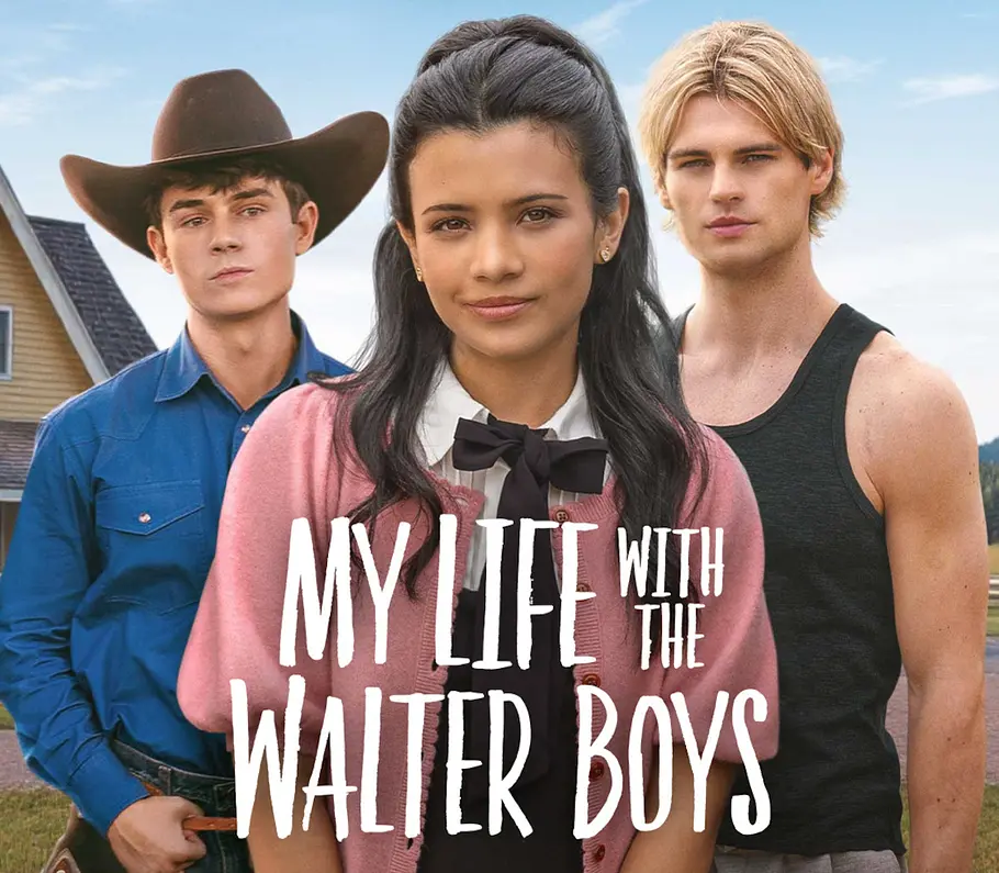 „Ich und die Walter Boys“-Poster „Ich und die Walter Boys“-Poster mit Ashby Gentry, Nikki Rodriguez und Noah LaLonde.