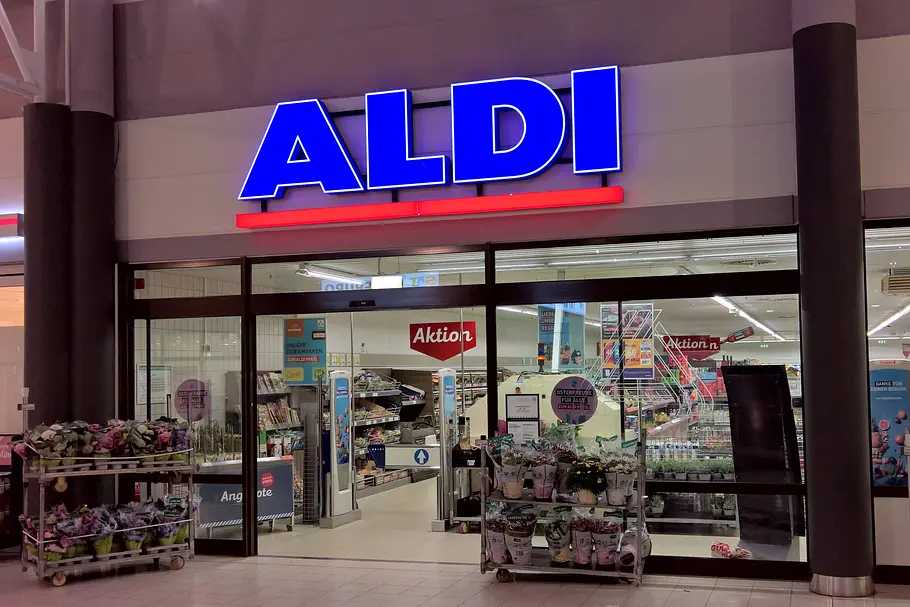 Aldi-Filiale von Außen Aldi-Filiale von Außen