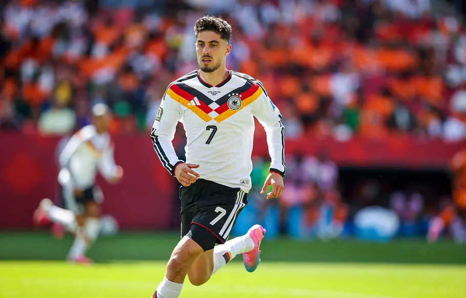 Kai Havertz im Trikot der deutschen Nationalmannschaft bei der WM 2026 Kai Havertz im Trikot der deutschen Nationalmannschaft bei der WM 2026