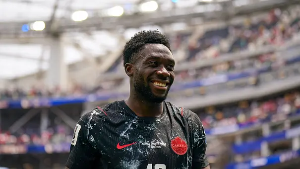 Alphonso Davies beim Sechzehntelfinale der Fußball WM 2026 Südafrika gegen Kanada. - Foto: IMAGO / STEINSIEK.CH Alphonso Davies beim Sechzehntelfinale der Fußball WM 2026 Südafrika gegen Kanada. - Foto: IMAGO / STEINSIEK.CH
