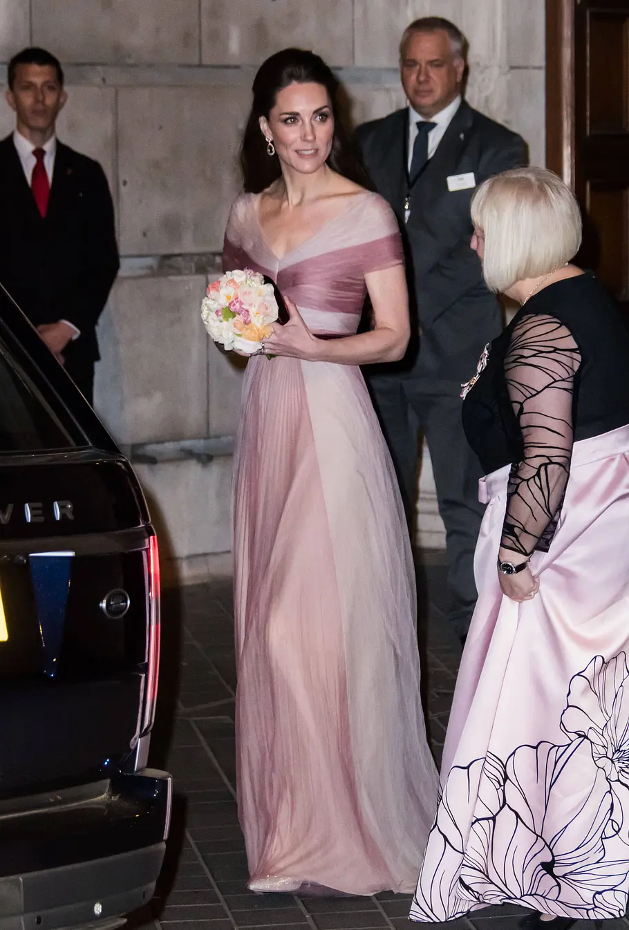 Kate 2019 im gleichen, rosa Gucci-Kleid