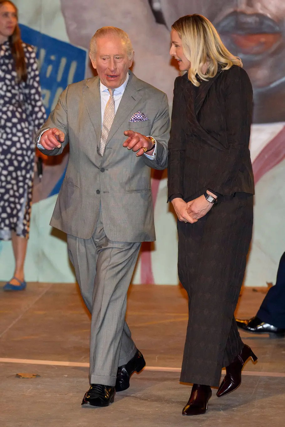 König Charles bei der Fashion Week