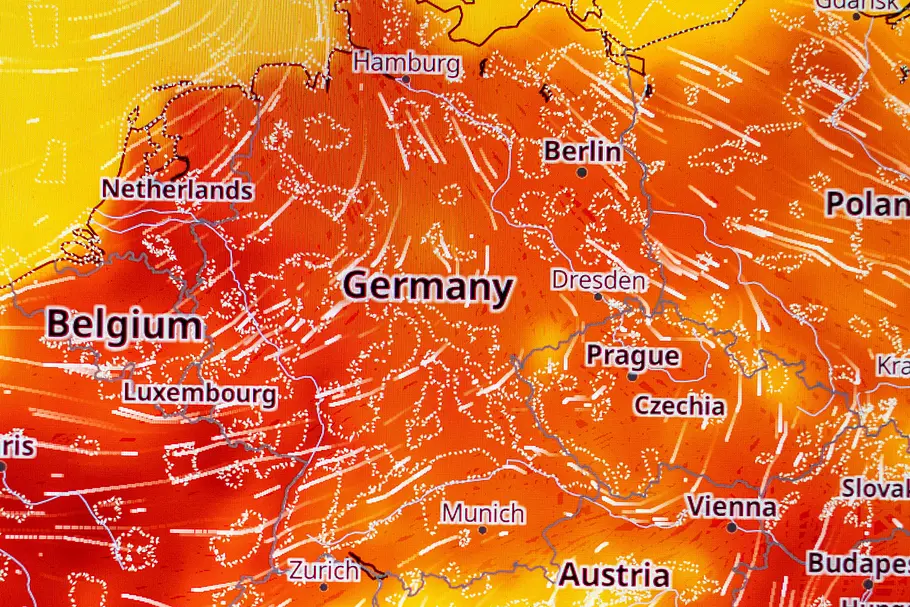 Hitzewelle 2026: Wetterkarte von Europa Hitzewelle 2026: Wetterkarte von Europa