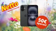 iphone 16 guenstig bei netto - Foto: iStock/borchee/Apple/Netto/Wunderweib
