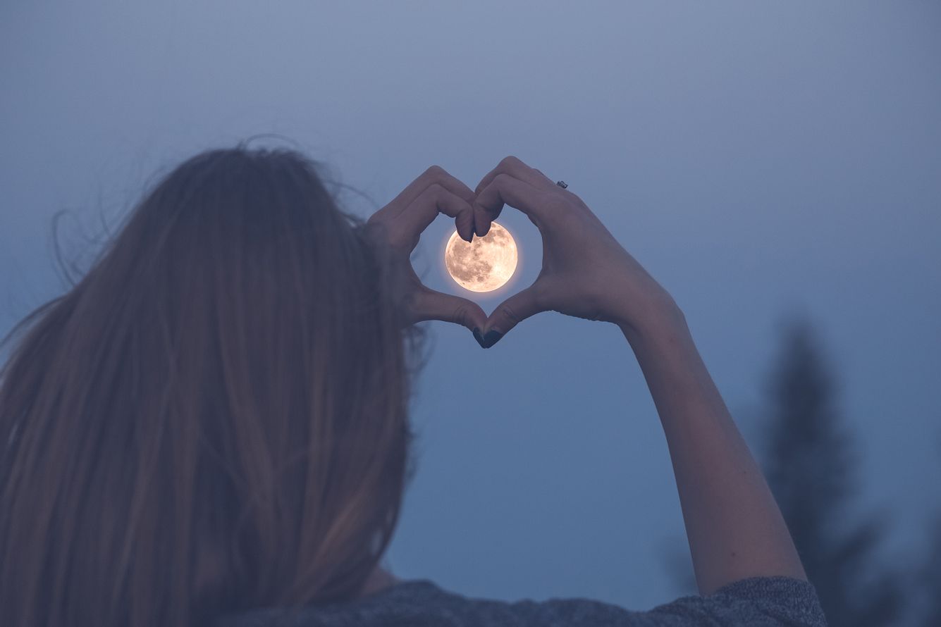 Vollmond Juli Liebesglück