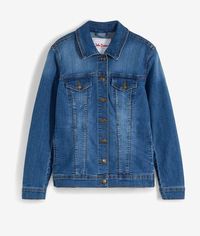 bonprix Stretch-Jeansjacke Basic, blau