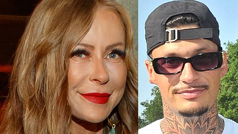 Jenny Elvers: Das läuft wirklich mit Yasin Mohamed! - Foto: IMAGO / Eventpress (links) & IMAGO / STAR-MEDIA (rechts), Collage: Wunderweib Redaktion