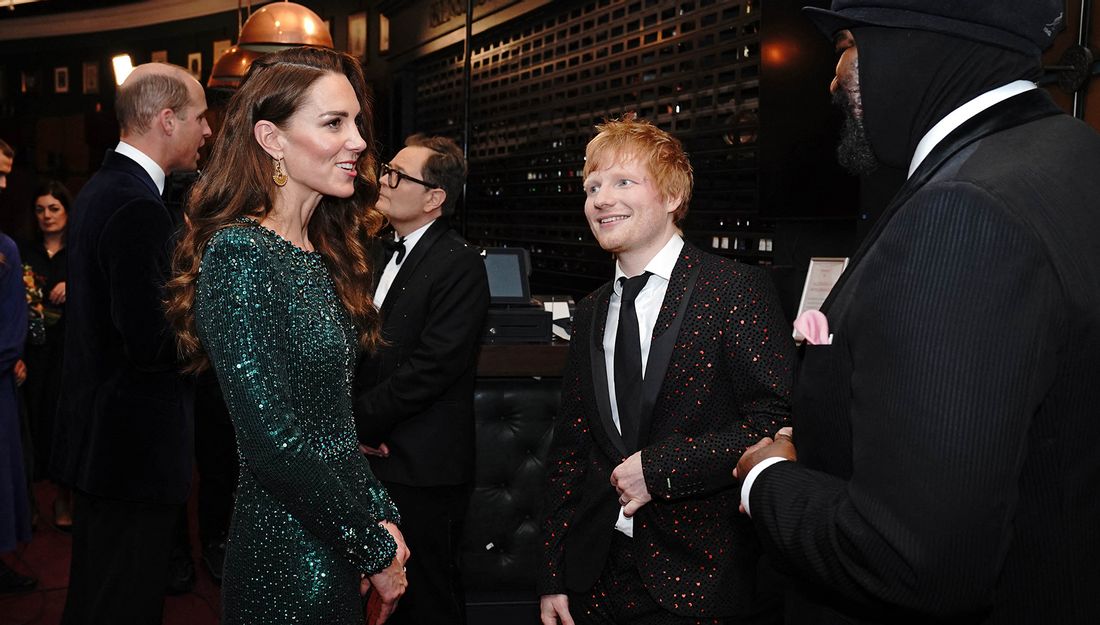 Herzogin Kate und Ed Sheeran Herzogin Kate und Ed Sheeran