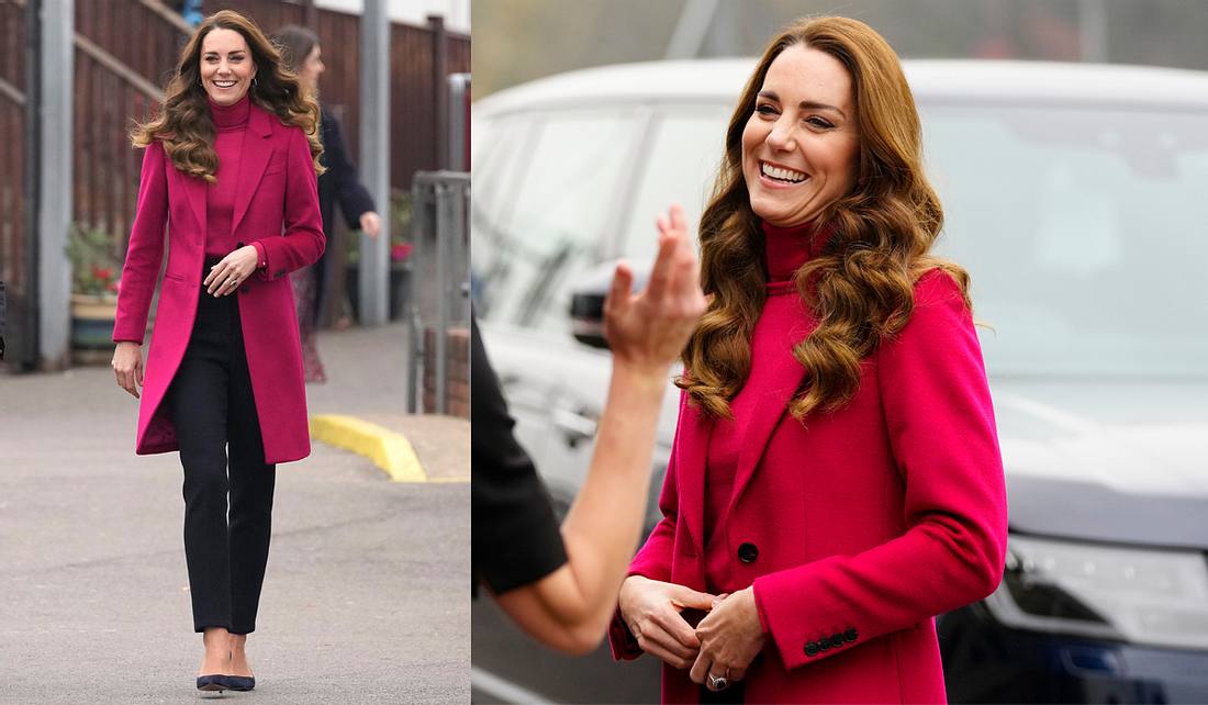 Kate Middleton pinker Mantel